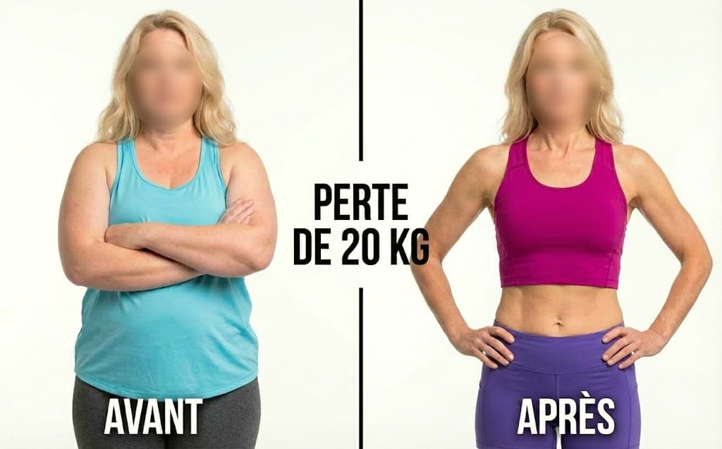 Femme perdre 20 kilos